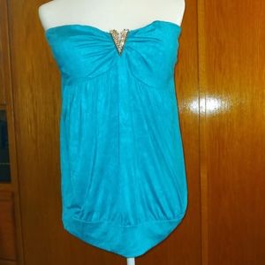 Strapless dressy top